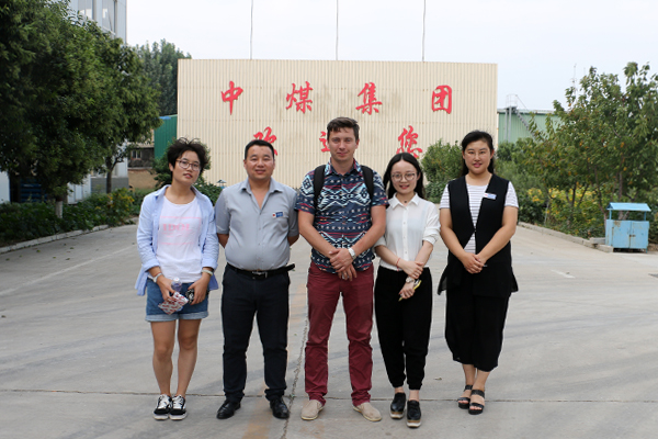 Russian Customers Visited Shandong China Coal Group for Water Well Drilling Rig