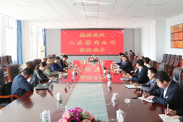 Warmly Welcome The Shandong Saibao Company Leaders To Visit China Coal Group