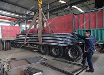 China Coal Group Sent T A Batch Of U-Shaped Steel Support o Heilongjiang Province